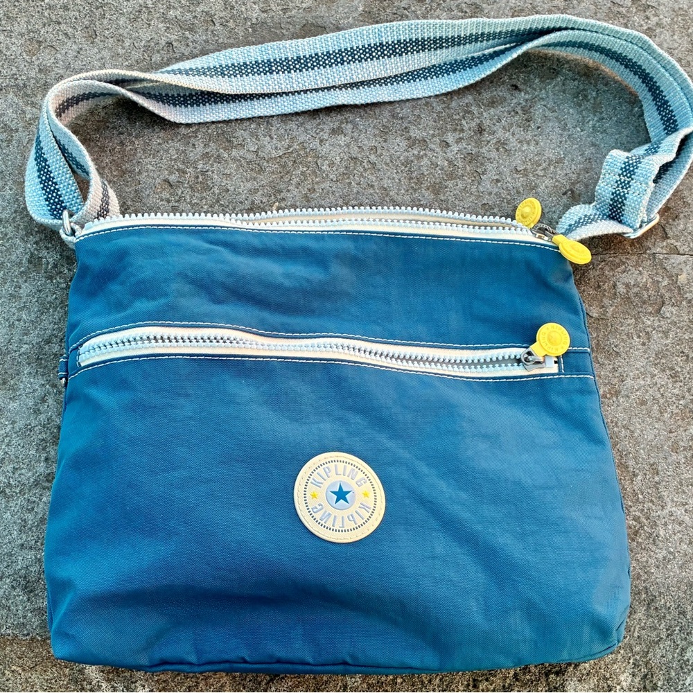 Kipling “Annabelle” Crossbody Bag in Rebel Navy Blue